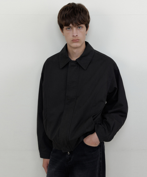 Panel Twill Pocket Jumper - Charcoal (WCB6OT05) thumbnail 3