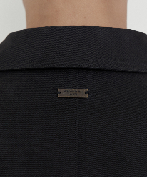 Panel Twill Pocket Jumper - Charcoal (WCB6OT05) thumbnail 4