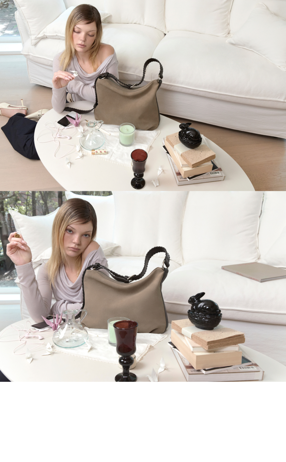 SEINE BAG - 3 COLORS TAUPE COMBI