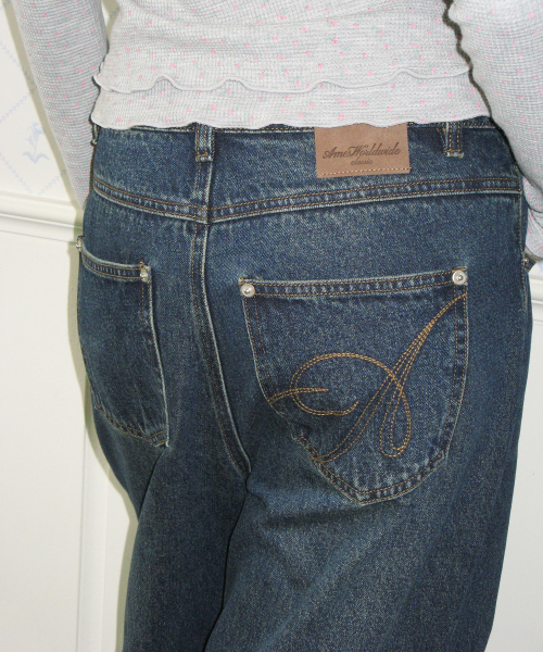 Classic Straight Denim Pants Blue thumbnail 6