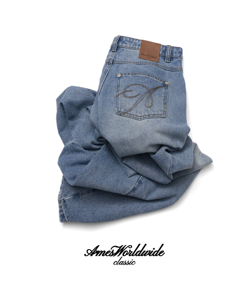 Classic Straight Denim Pants Black thumbnail 10