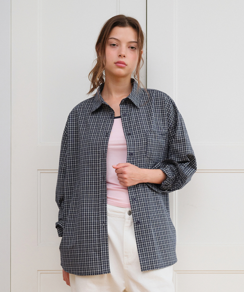 Classic Boyfriend Shirts Navy thumbnail 6