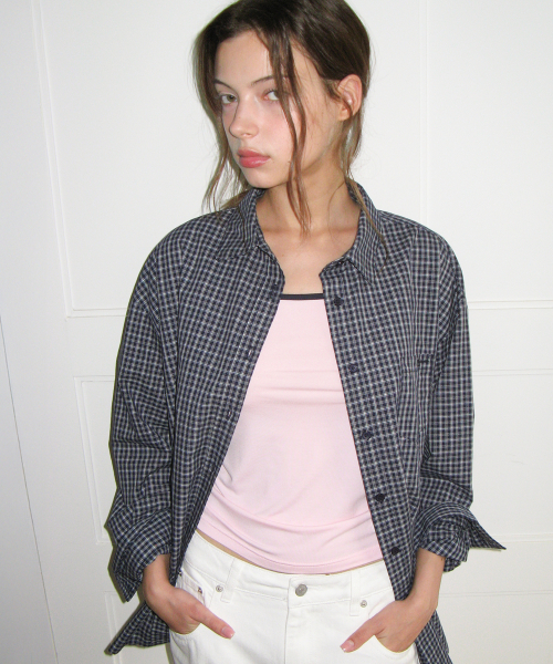 Classic Boyfriend Shirts Navy thumbnail 2