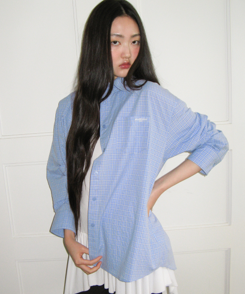 Classic Boyfriend Shirts Blue thumbnail 2