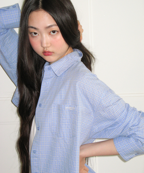 Classic Boyfriend Shirts Blue thumbnail 3