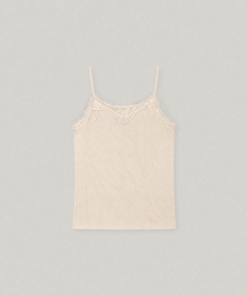 MORIN LACE SLEEVELESS (CREAM)