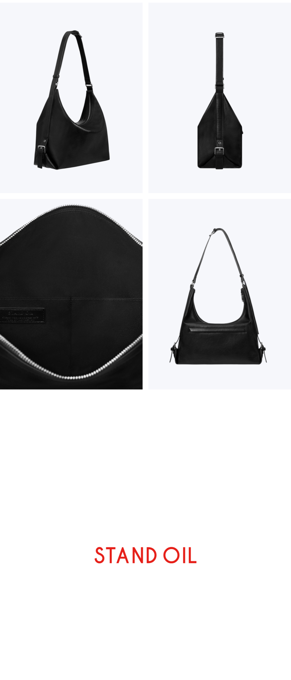 MUSHY BAG LARGE - 2 COLORS BLACK