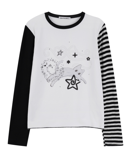 Catstar Long Sleeve_White