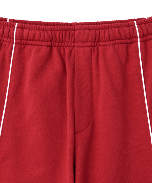 Racing Piping Sweatpants Red thumbnail 4
