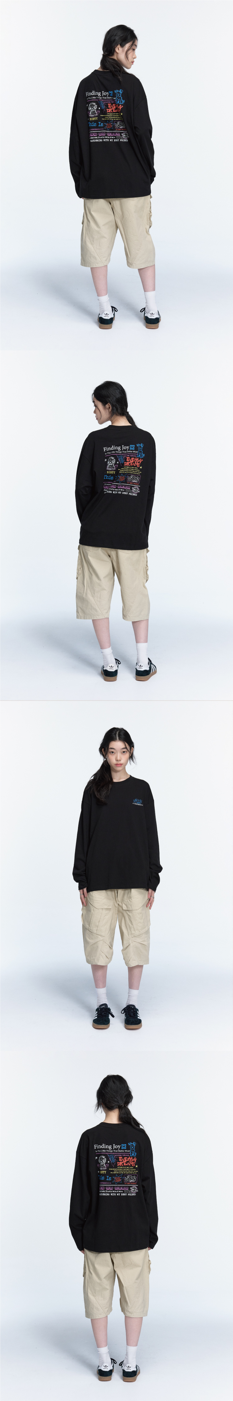 FINDING LONG SLEEVE - 2 COLORS BLACK