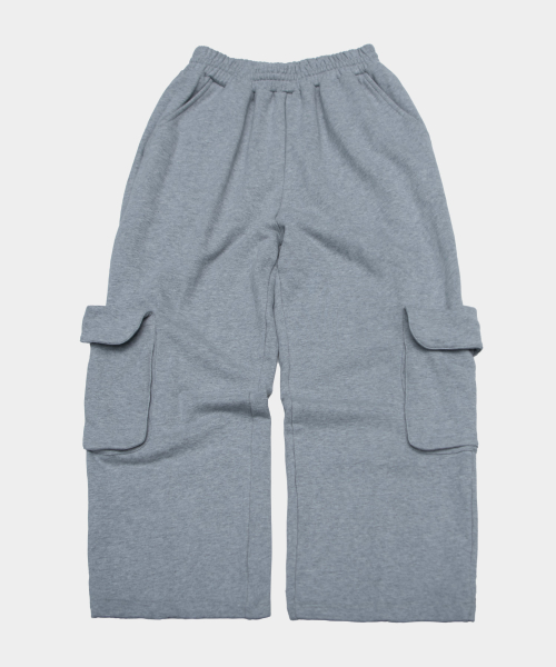 FOUR SEASON Some Star Embroidered Detail Oversized Wide Sweat STRING Training Pants_2COLOR thumbnail 2