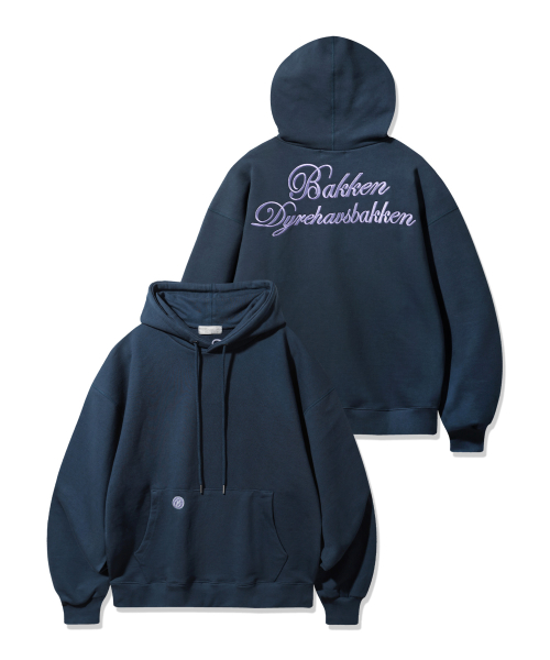 [WOMAN] Back Lettering Hoodie BK6797 (4 Color) thumbnail 3