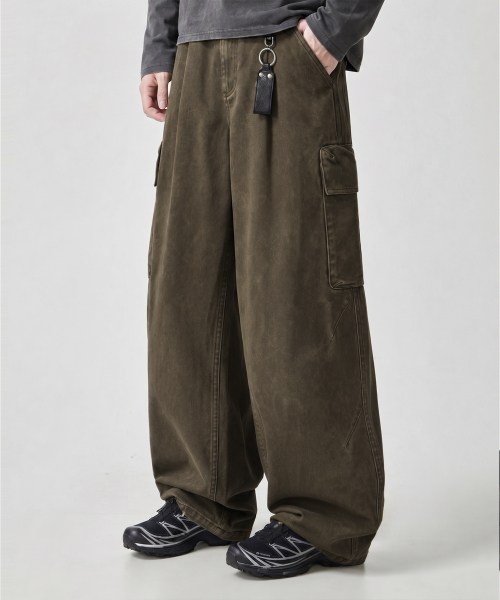 VLAD Curved Banding Cargo Pants_(Cotton FADE) 3 COLOR view 3