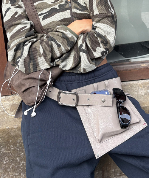 harness waist bag (concrete)