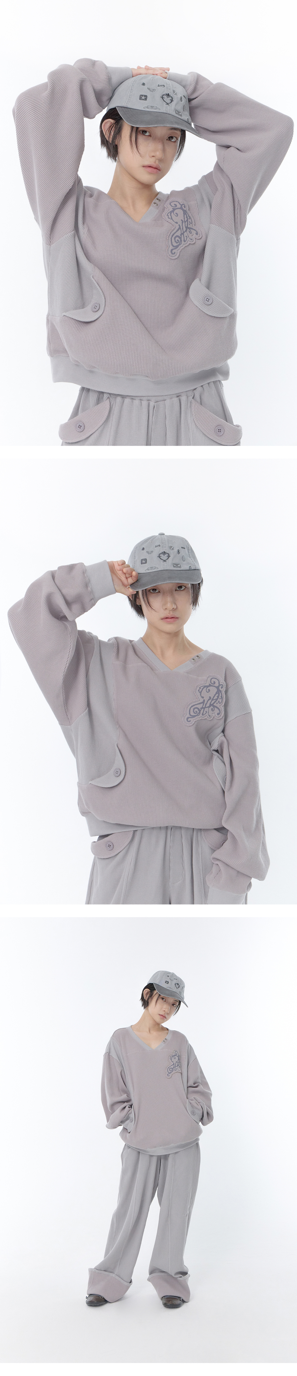 WASHED BALL CAP - 2 COLORS GREY