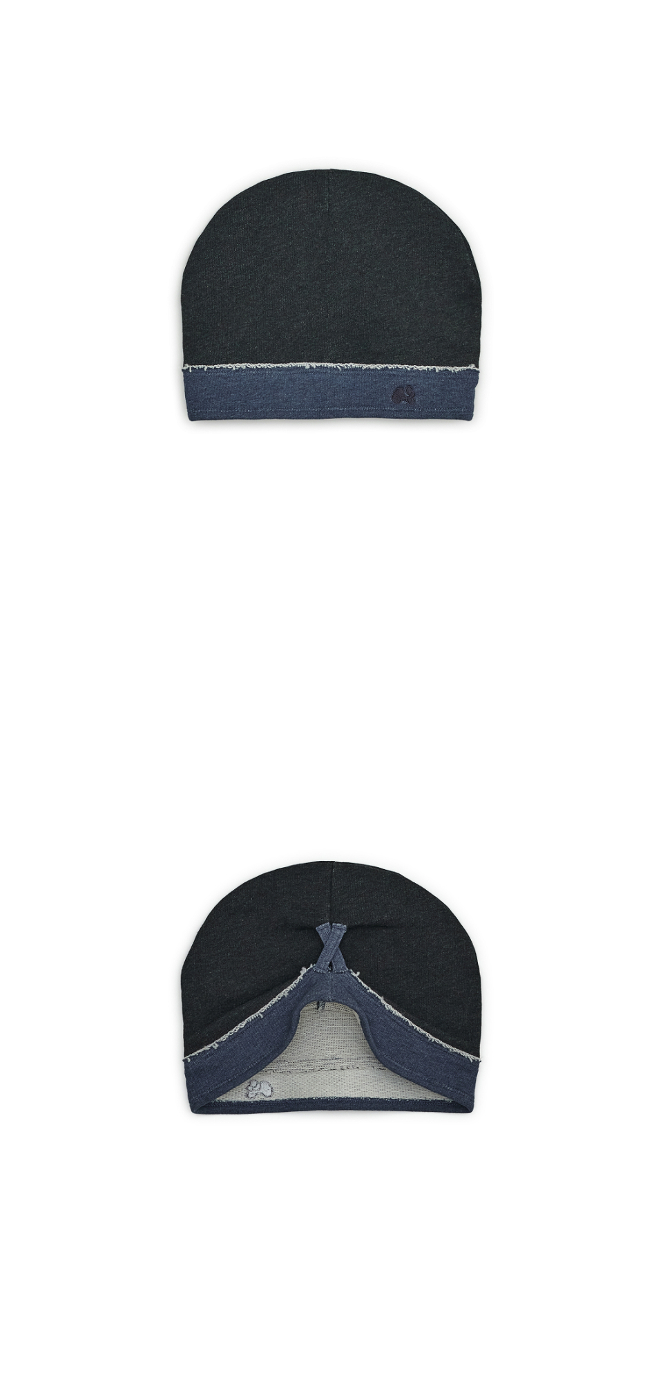 STRAP BEANIE - 3 COLORS BLACK