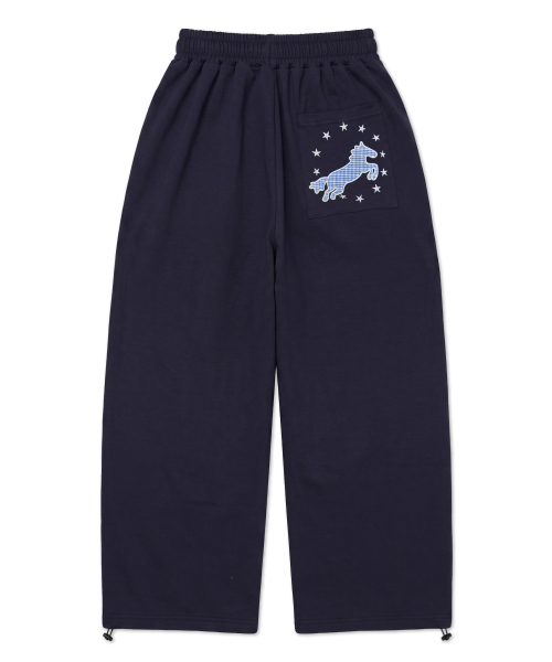 Circling Horse Curved Balloon Pants, 3 Colors thumbnail 8
