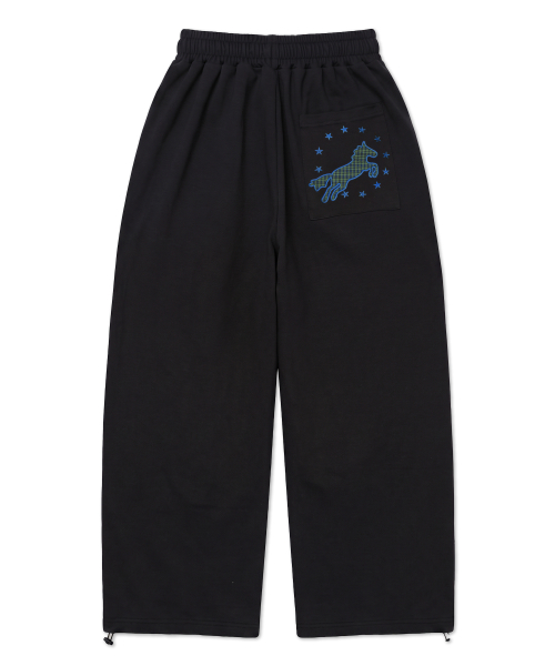 Circling Horse Curved Balloon Pants, 3 Colors thumbnail 9