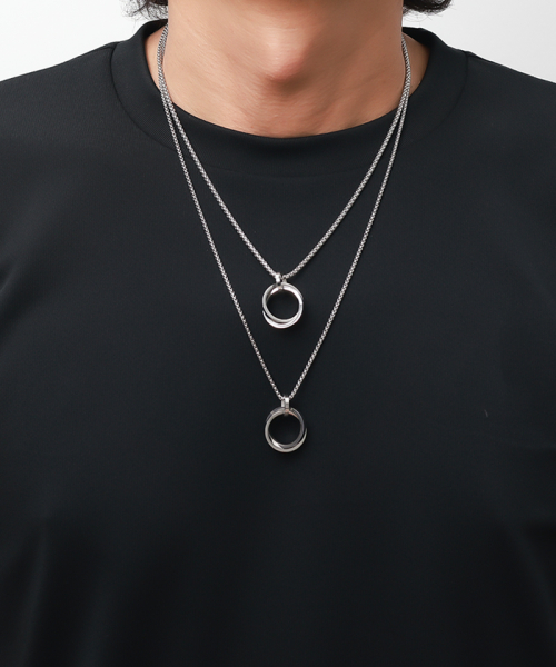 CELESTE Silver BM261N1307 Ring Pendant Men's & Women's Necklace thumbnail 5