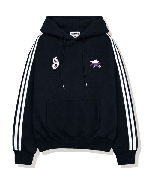 DOVE Track Oversized Hood T-Shirt 4 Colors [GRPI_7003] thumbnail 4