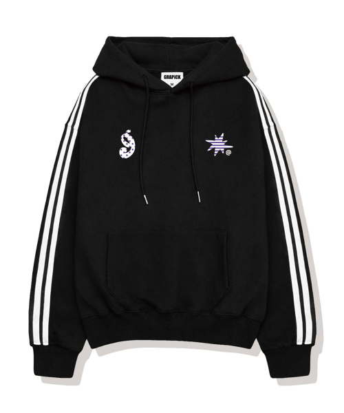 DOVE Track Oversized Hood T-Shirt 4 Colors [GRPI_7003] thumbnail 5