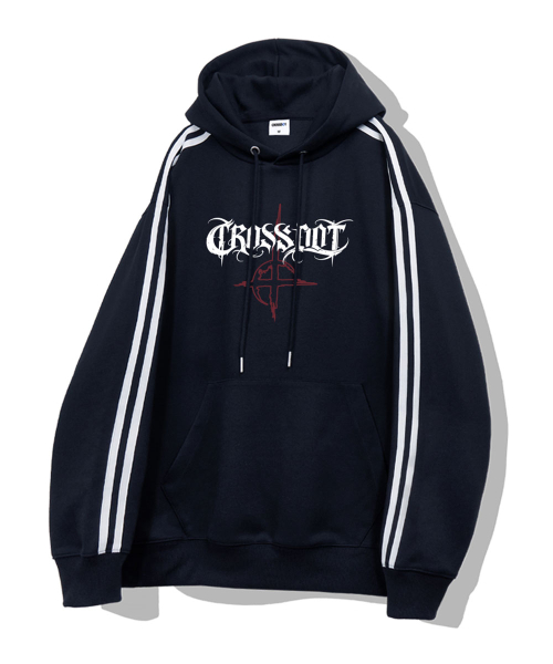 Ibeul Track Oversized Hood T-Shirt 4 Color [CRDI_3004] thumbnail 4