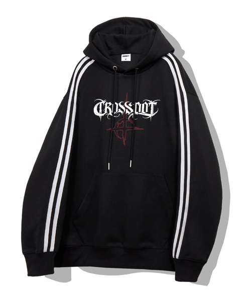 Ibeul Track Oversized Hood T-Shirt 4 Color [CRDI_3004] thumbnail 5