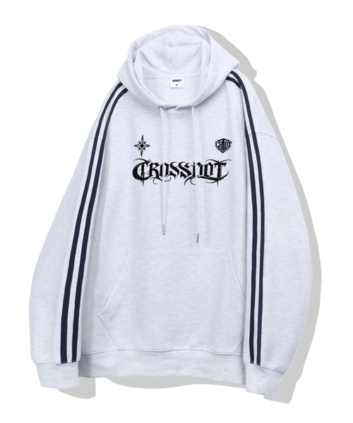 FANTOM Track Oversized Hood T-Shirt 4 Color [CRDI_3005] thumbnail 3