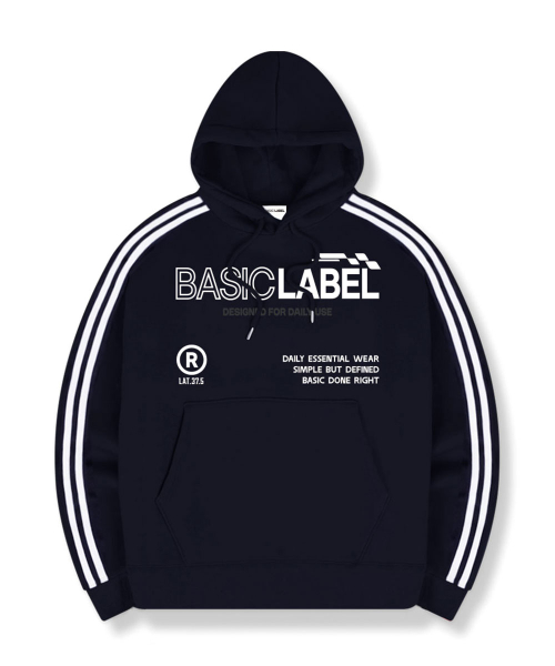 Standard Track Oversized Hood T-Shirt 4 Color [BLBI_6003] thumbnail 4
