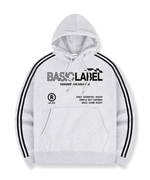Standard Track Oversized Hood T-Shirt 4 Color [BLBI_6003] thumbnail 3