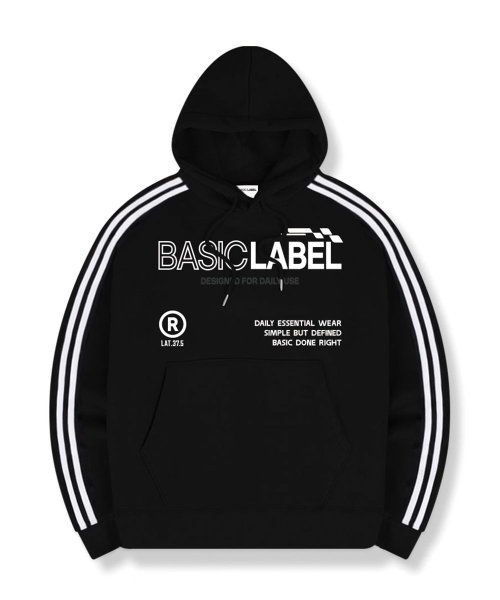 Standard Track Oversized Hood T-Shirt 4 Color [BLBI_6003] thumbnail 5
