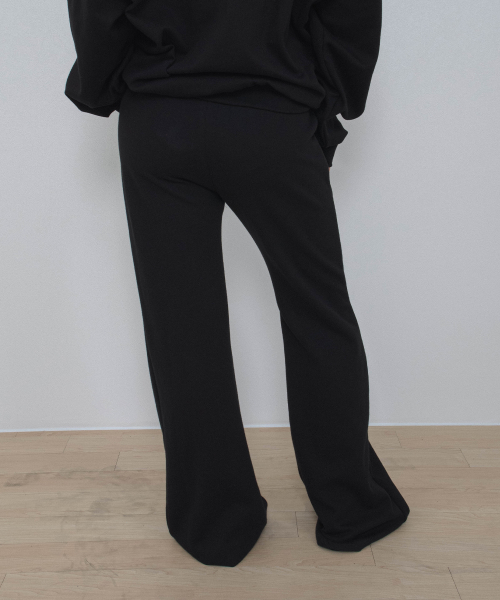 NYEONGI X CHICKS Instinct Slim Bootcut Pants in Black thumbnail 9