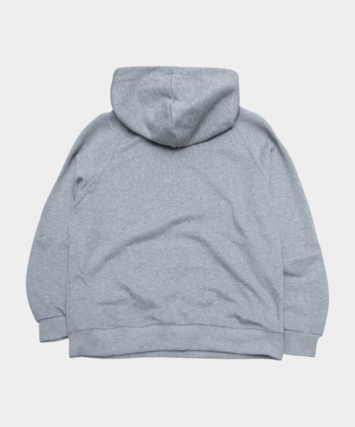 Sequin Color Snap Detail Daily Oversized Long-Sleeve Hooded Pocket T Shirt [Gray] thumbnail 3