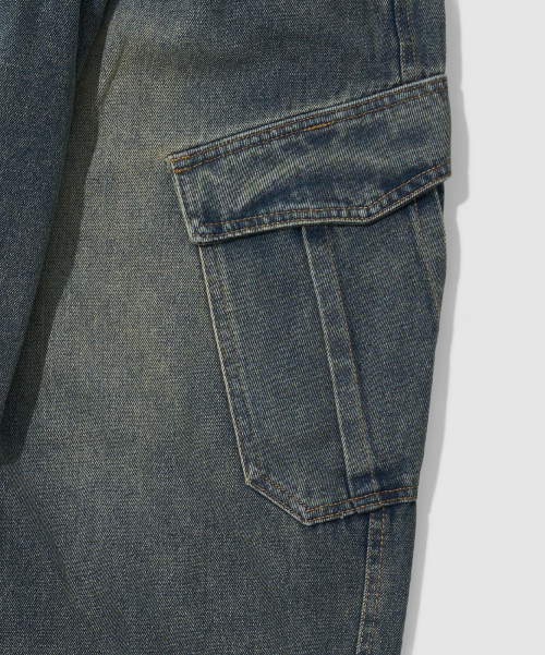 Basic Wide Cargo Pants thumbnail 4