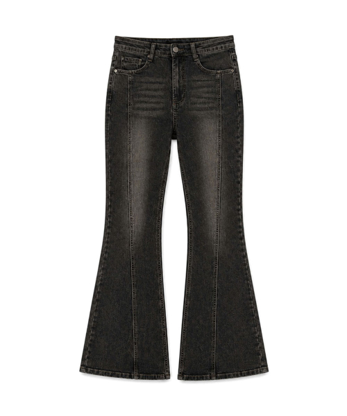 sia Washed Cut Stretch Bootcut Denim Pants 2 Color [ANBD_6035] thumbnail 4