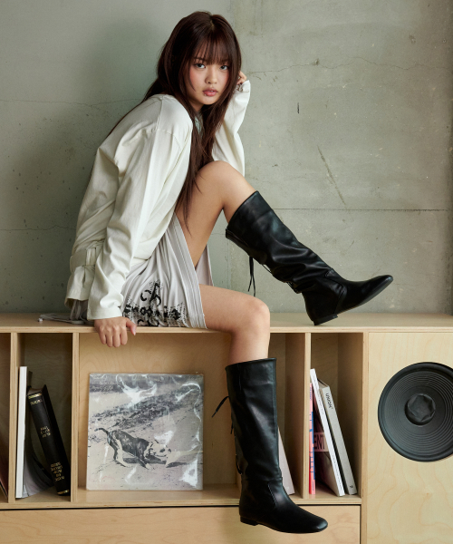 STRING Tie Boots EBAL165535 thumbnail 2