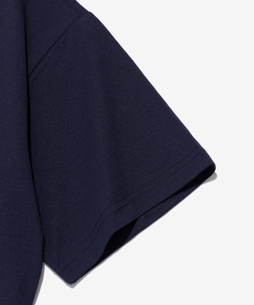 Baseball Playing BERNI Dry-Fit Short-Sleeve T-Shirt (Navy) thumbnail 4