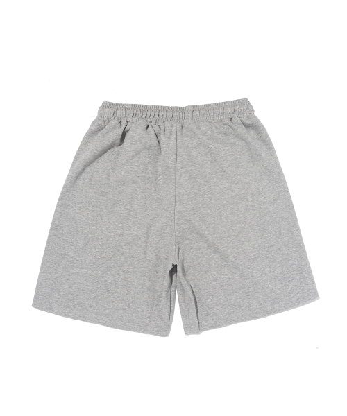Soft Solid Pintuck Cotton Shorts (Gray) thumbnail 2