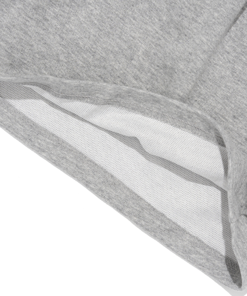 Soft Solid Pintuck Cotton Shorts (Gray) thumbnail 5