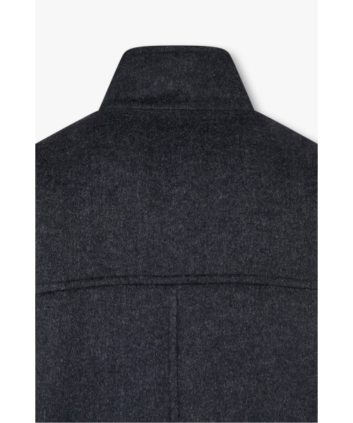 High-Neck Short Coat _Charcoal_ 9196413113 thumbnail 7