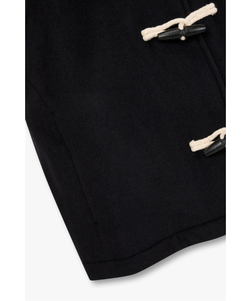 Toggle Button Short Coat _Dark Navy_9196413111 thumbnail 6