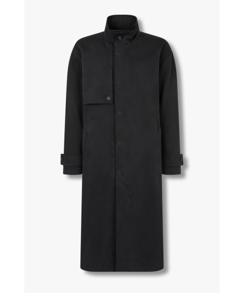 Men's Cotton Mac Coat _Black_9156311831 thumbnail 3