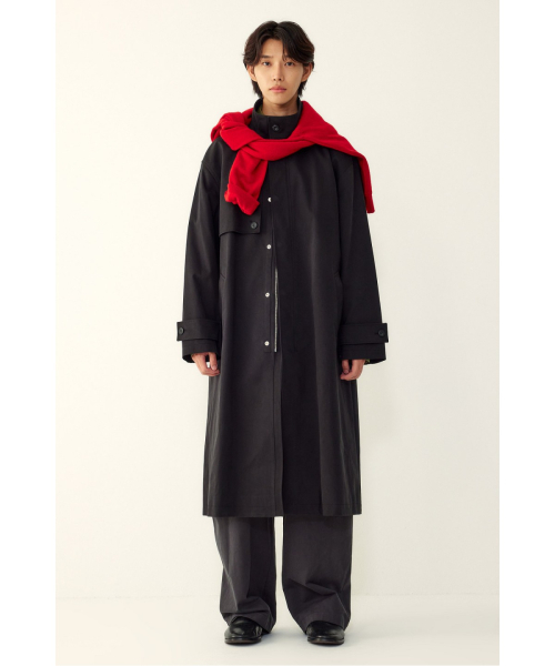 Men's Cotton Mac Coat _Black_9156311831 thumbnail 5