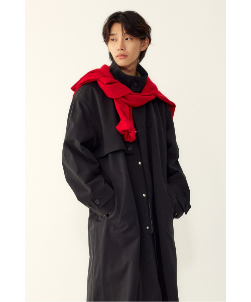 Men's Cotton Mac Coat _Black_9156311831 thumbnail 8