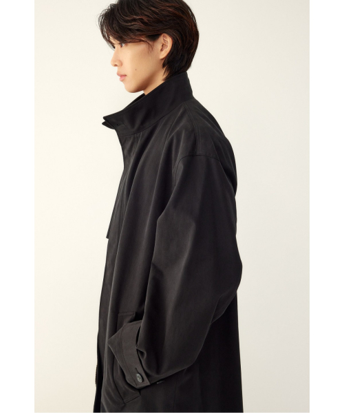 Men's Cotton Mac Coat _Black_9156311831 thumbnail 9