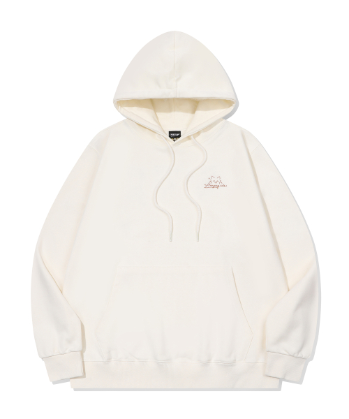 Hanging Cats Embroidered Hoodie Facial Creams thumbnail 2