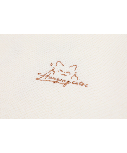 Hanging Cats Embroidered Hoodie Facial Creams thumbnail 5