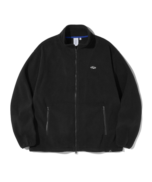 Utah Fleece Zip Jacket_Black