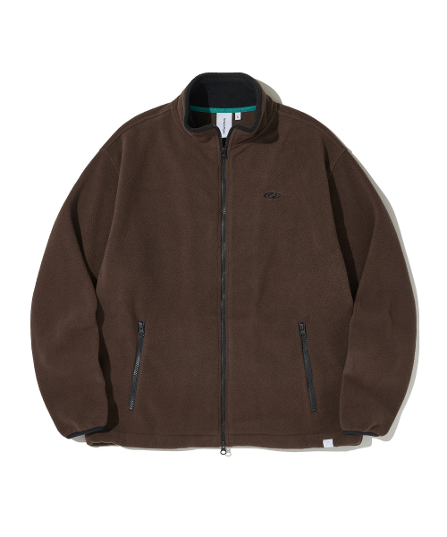 Utah Fleece Zip Jacket_Brown