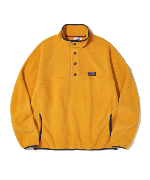 Utah Fleece Half Snap Pullover_Yellow